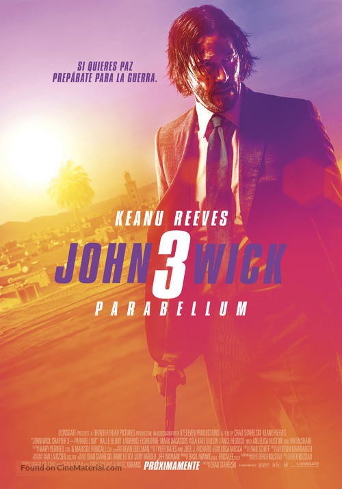 John Wick: Chapter 3 - Parabellum - Argentinian Movie Poster