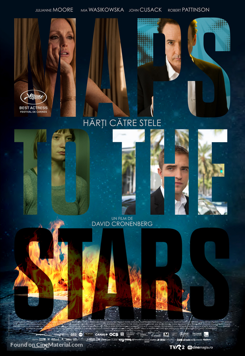 Maps to the Stars - Romanian Movie Poster