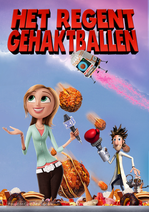 Cloudy with a Chance of Meatballs - Dutch poster