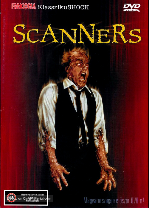 Scanners - Hungarian DVD movie cover