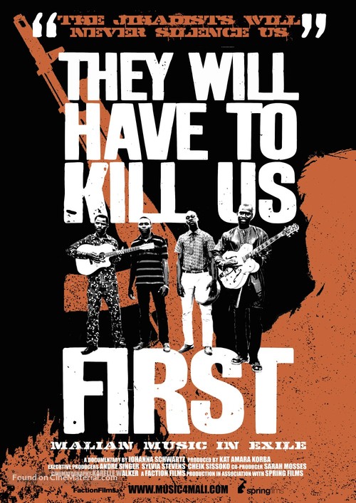 They Will Have to Kill Us First - British Movie Poster