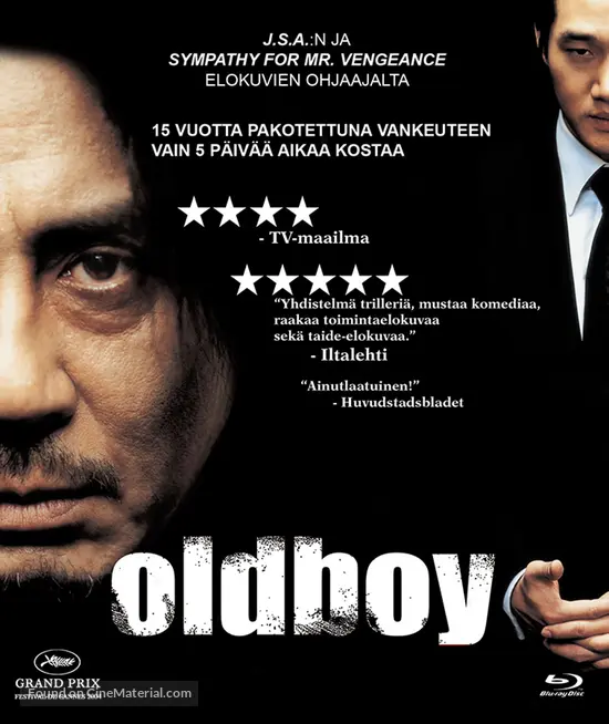 Oldboy - Finnish Movie Cover