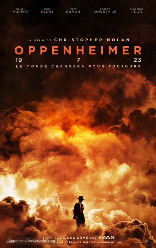 Oppenheimer - Belgian Movie Poster