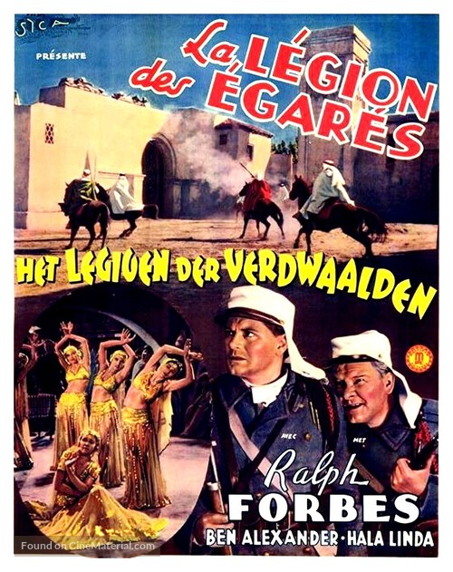 The Legion of Missing Men - Belgian Movie Poster