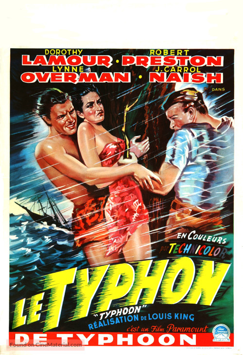 Typhoon - Belgian Movie Poster