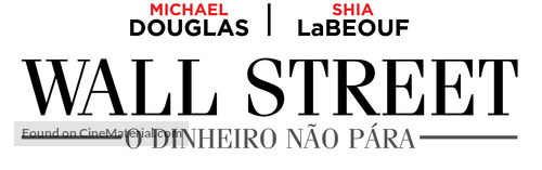 Wall Street: Money Never Sleeps - Portuguese Logo