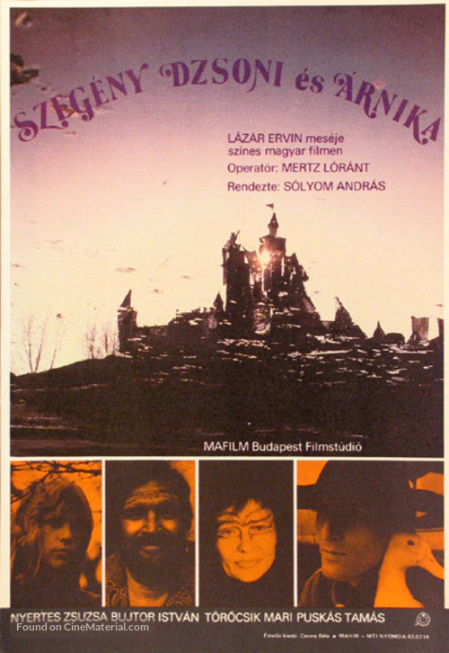 Szeg&eacute;ny Dzsoni &eacute;s &Aacute;rnika - Hungarian Movie Poster