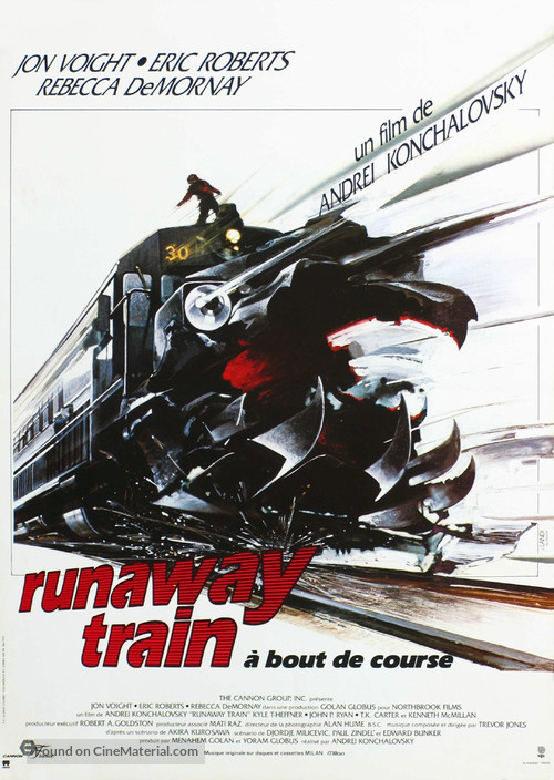 Runaway Train - French Movie Poster