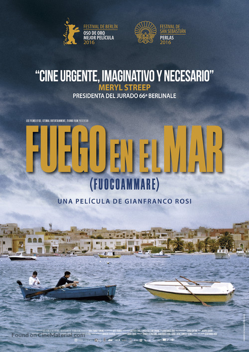 Fuocoammare - Spanish Movie Poster