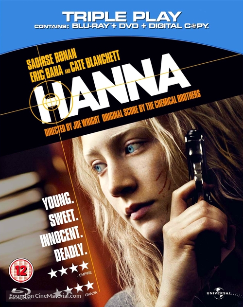 Hanna - British Blu-Ray movie cover