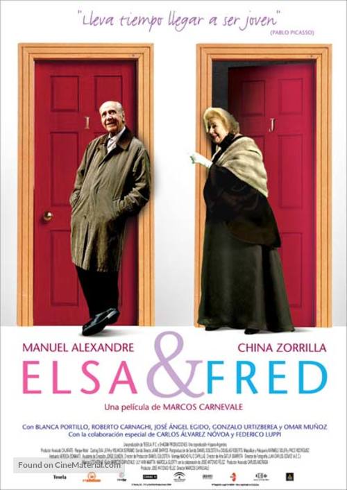 Elsa y Fred - Argentinian Movie Poster