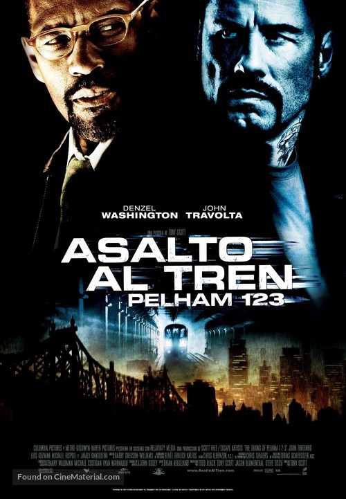 The Taking of Pelham 1 2 3 - Spanish Movie Poster