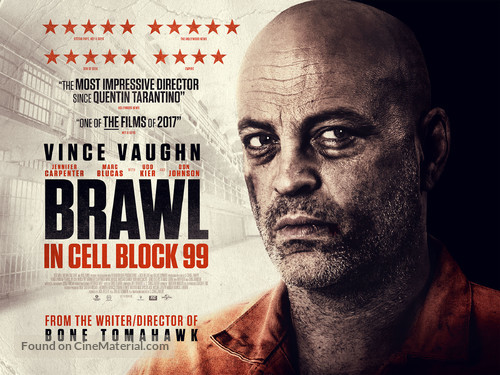 Brawl in Cell Block 99 - British Movie Poster