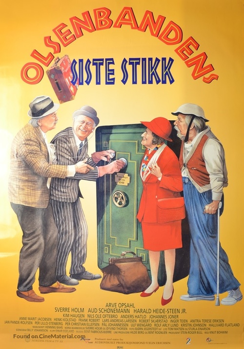 Olsenbandens siste stikk - Norwegian Movie Poster