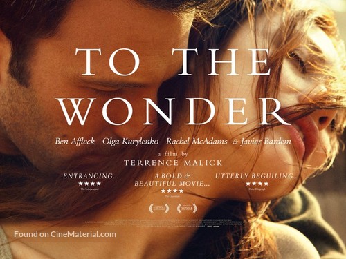 To the Wonder - British Movie Poster