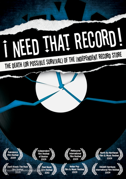 I Need That Record! The Death (or Possible Survival) of the Independent Record Store - DVD movie cover