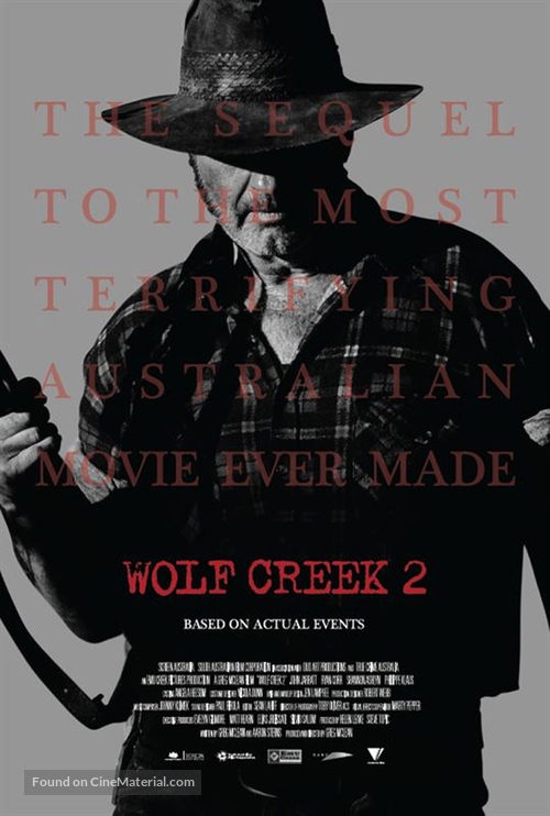 Wolf Creek 2 - Movie Poster