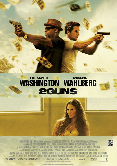 2 Guns - German Movie Poster