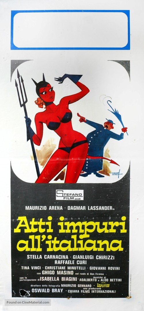 Atti impuri all&#039;italiana - Italian Movie Poster