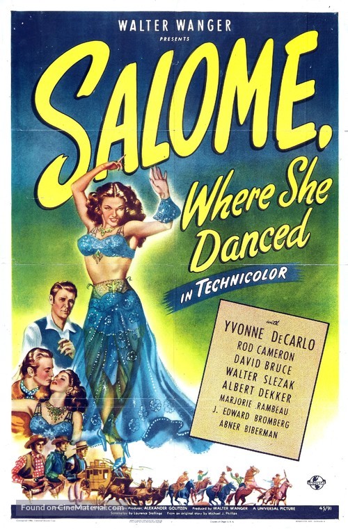 Salome Where She Danced - Movie Poster