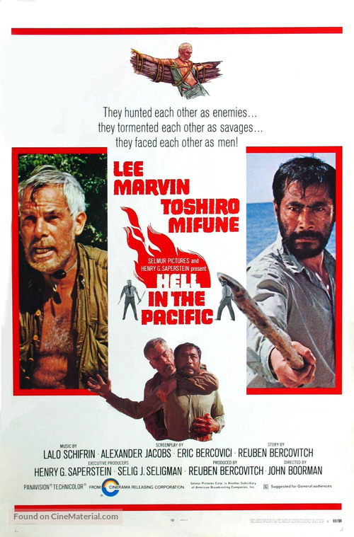 Hell in the Pacific - Movie Poster