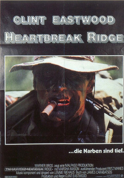 Heartbreak Ridge - German Movie Poster