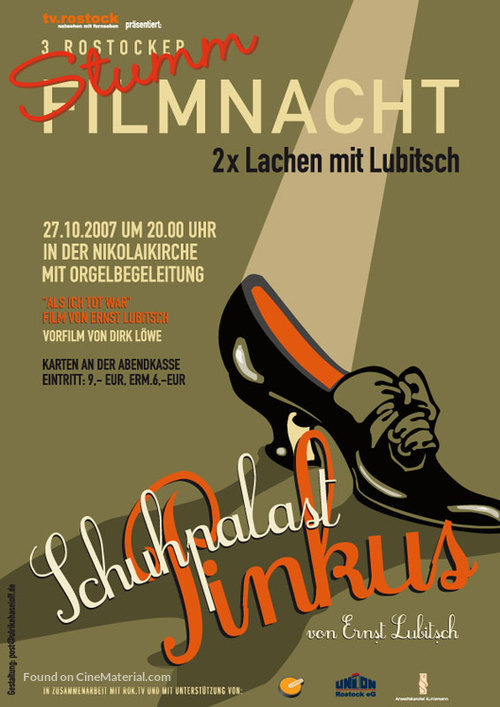 Schuhpalast Pinkus - German Re-release movie poster