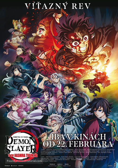 Demon Slayer: Kimetsu No Yaiba - To the Hashira Training - Slovak Movie Poster