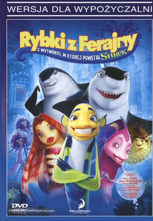 Shark Tale - Polish DVD movie cover