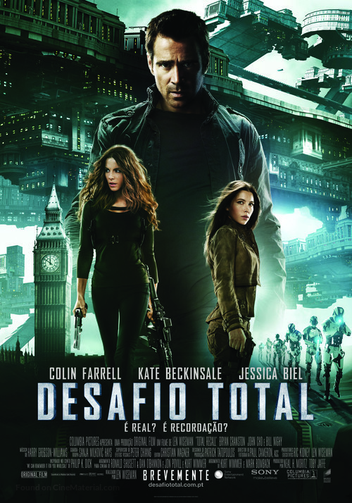 Total Recall - Portuguese Movie Poster