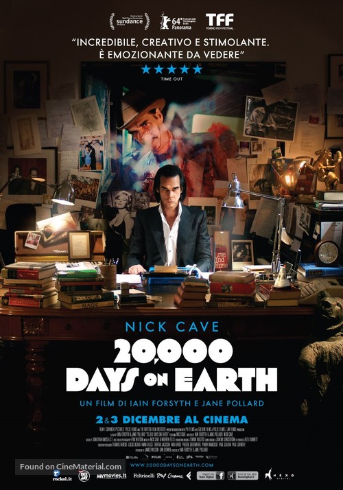 20,000 Days on Earth - Italian Movie Poster