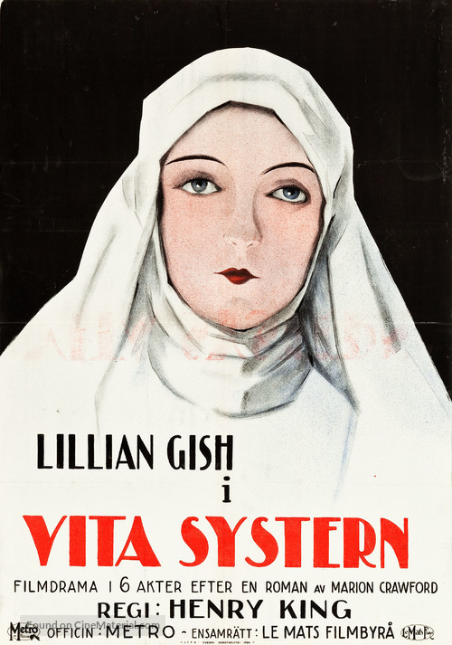 The White Sister - Swedish Movie Poster