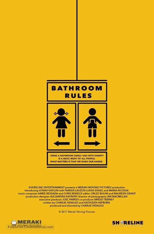 Bathroom Rules - Canadian Movie Poster