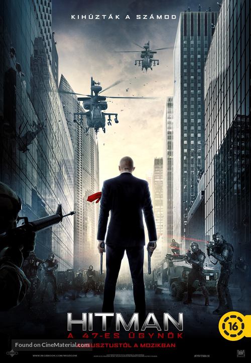 Hitman: Agent 47 - Hungarian Movie Poster