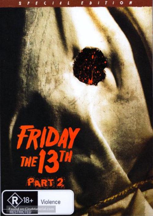 Friday the 13th Part 2 - Australian DVD movie cover