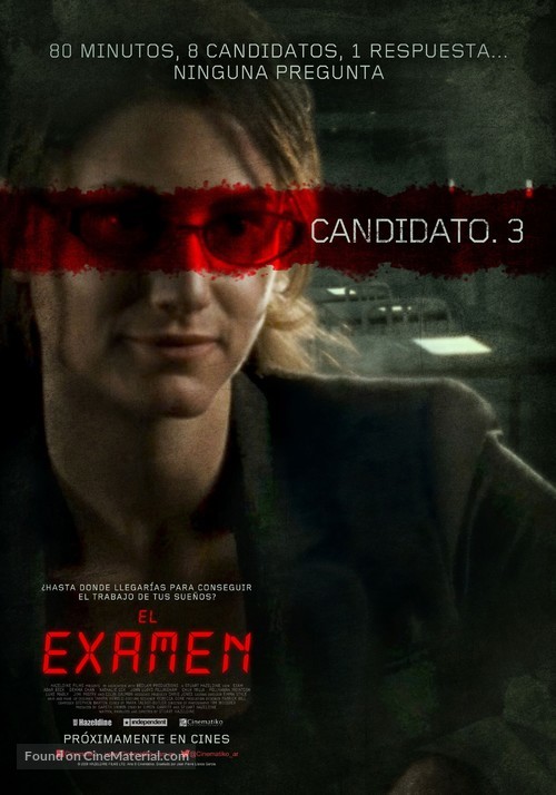 Exam - Argentinian Movie Poster