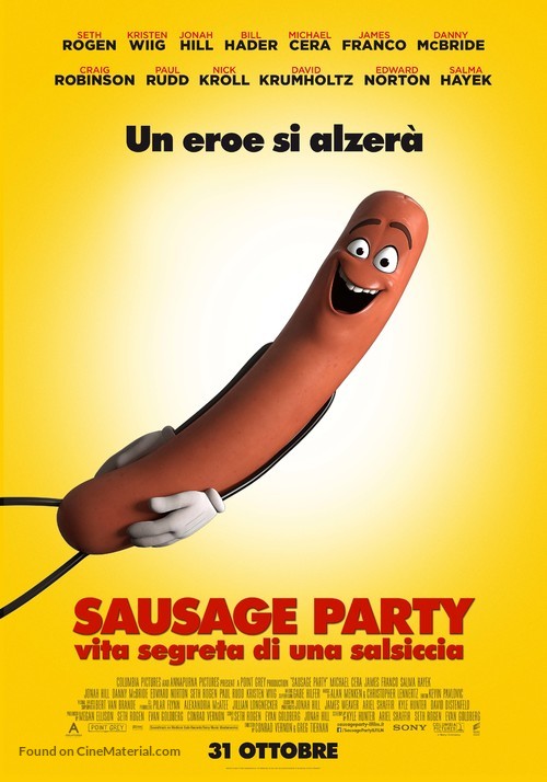 Sausage Party - Italian Movie Poster