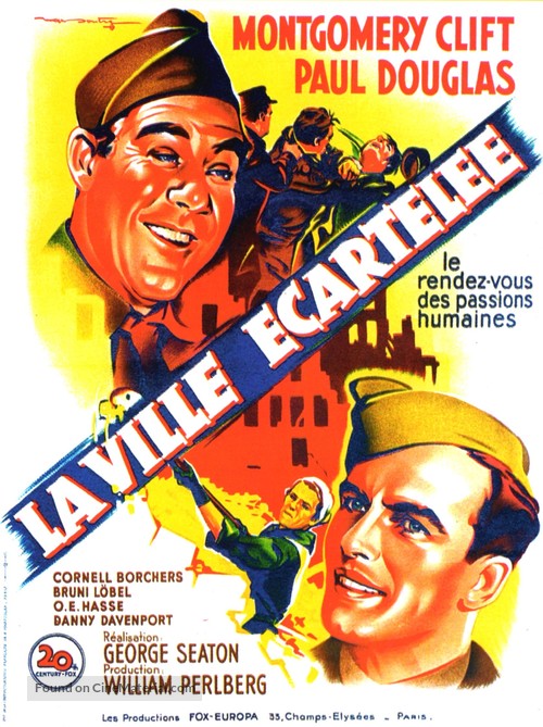 The Big Lift - French Movie Poster