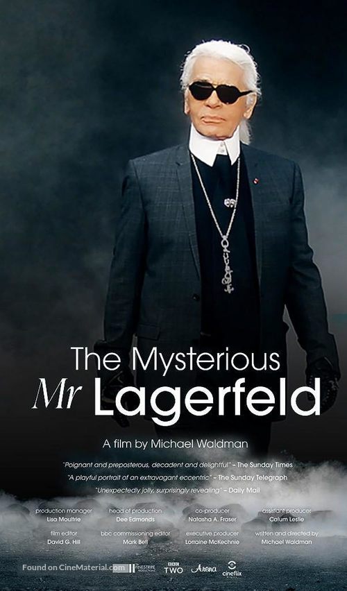 The Mysterious Mr. Lagerfeld - British Movie Poster