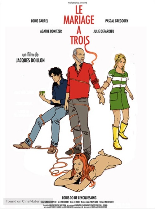 Le mariage &agrave; trois - French Movie Poster