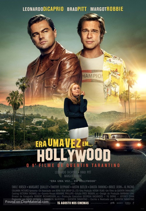 Once Upon a Time in Hollywood - Portuguese Movie Poster