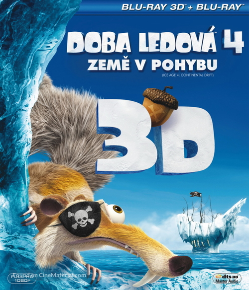 Ice Age: Continental Drift - Czech Blu-Ray movie cover