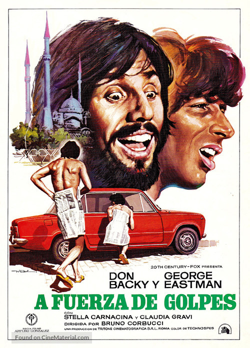 A forza di sberle - Spanish Movie Poster