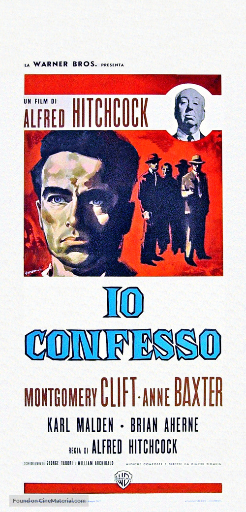 I Confess - Italian Movie Poster