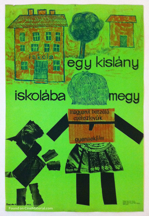 Anicka jde do skoly - Hungarian Movie Poster