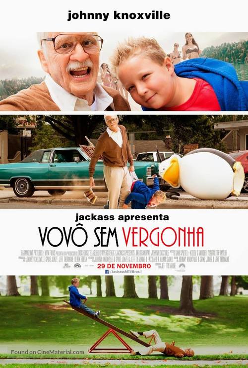 Jackass Presents: Bad Grandpa - Brazilian Movie Poster