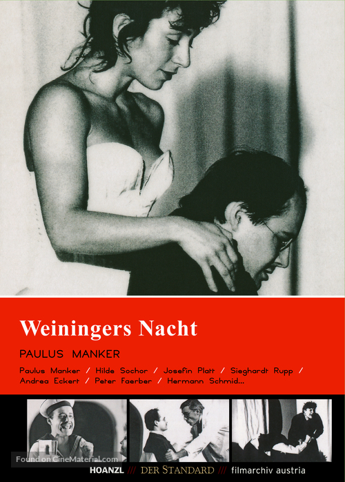 Weiningers Nacht - Austrian DVD movie cover