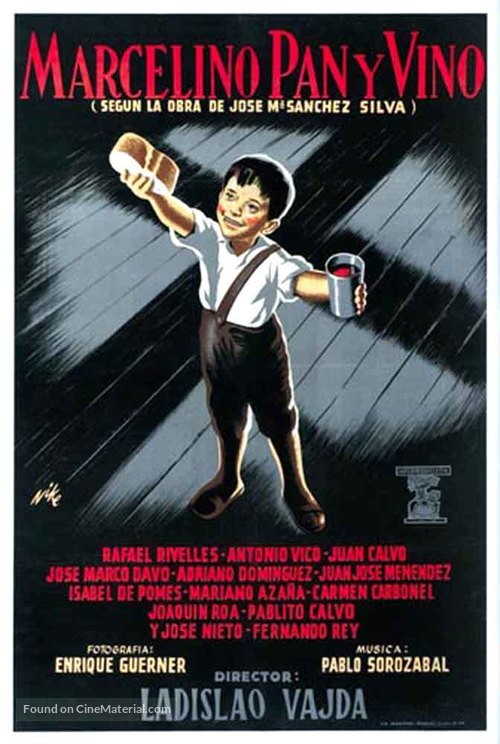 Marcelino pan y vino - Spanish Movie Poster