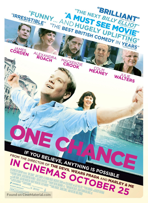 One Chance - British Movie Poster