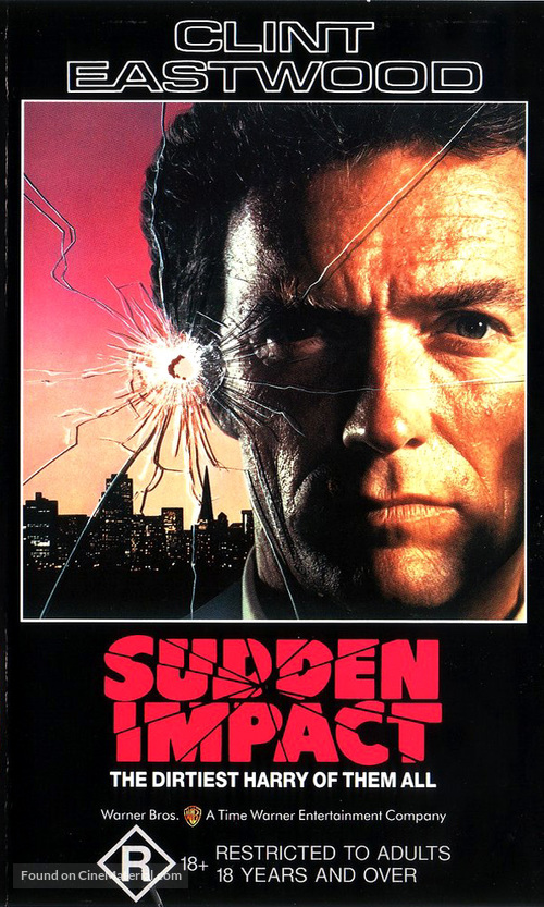 Sudden Impact - Australian VHS movie cover